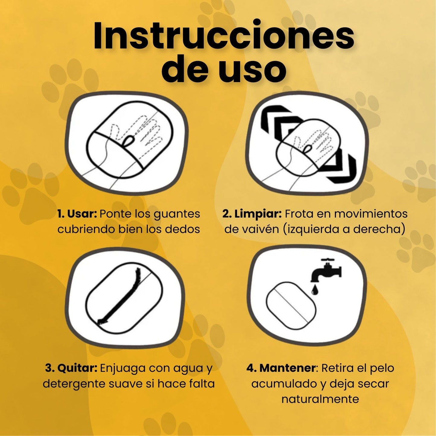 Guante Anti-Pelos 2x1 - Limpieza en 1 pasada