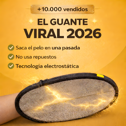 Guante Anti-Pelos 2x1 - Limpieza en 1 pasada