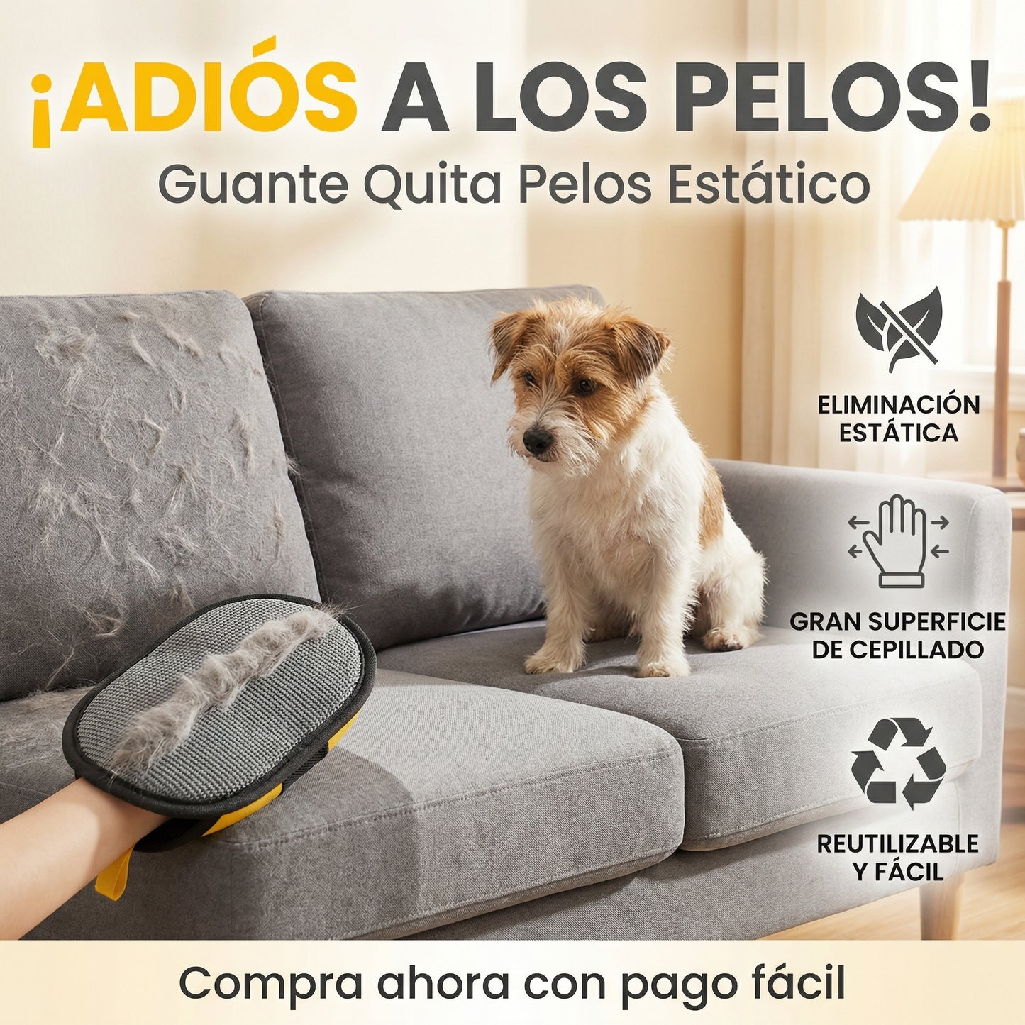 PetNova - Guante Antipelos 2X1